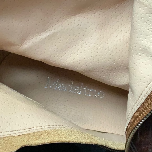 Madeline Made In Brazil Brown Leather Boots Size 9 1/2 M - Picture 9 of 9